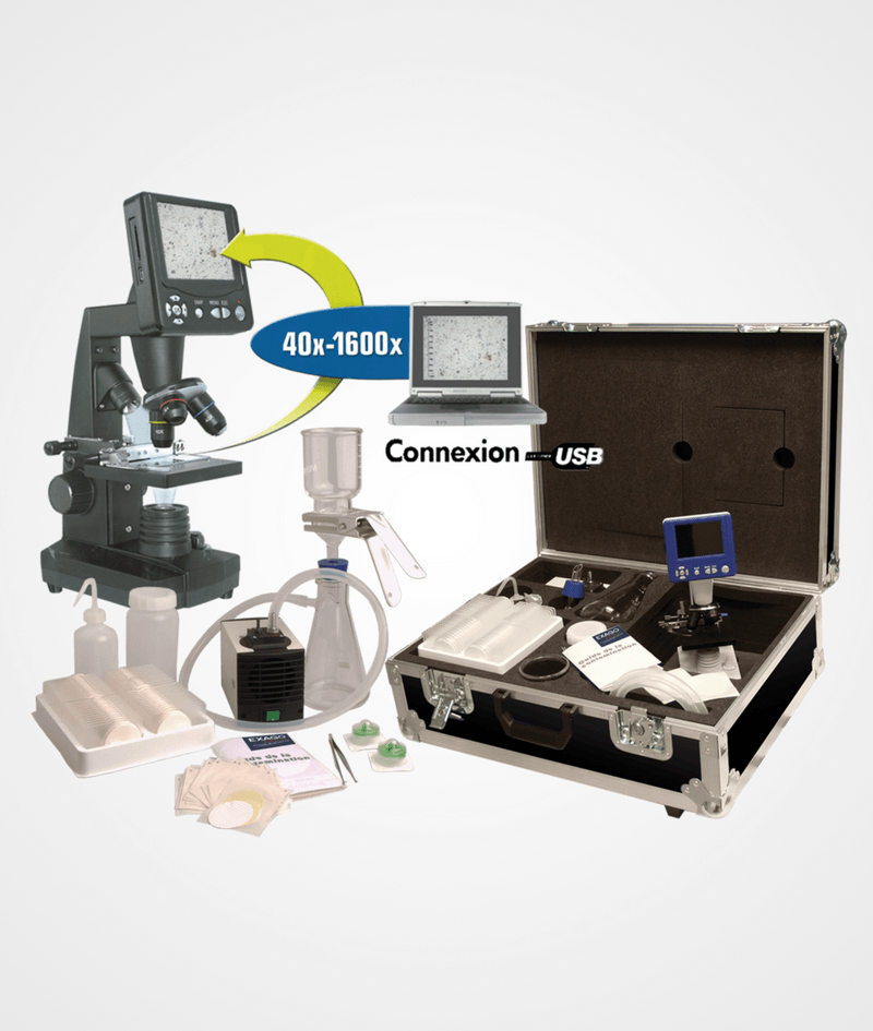 Valise d'analyses de fluides hydrauliques