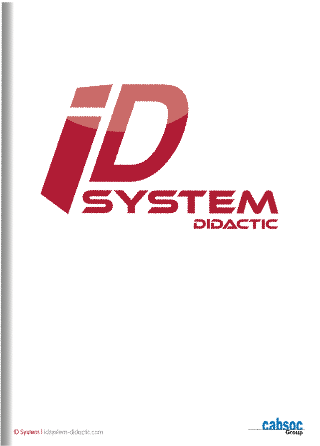 Couverture de la brochure commerciale ID System Didactic